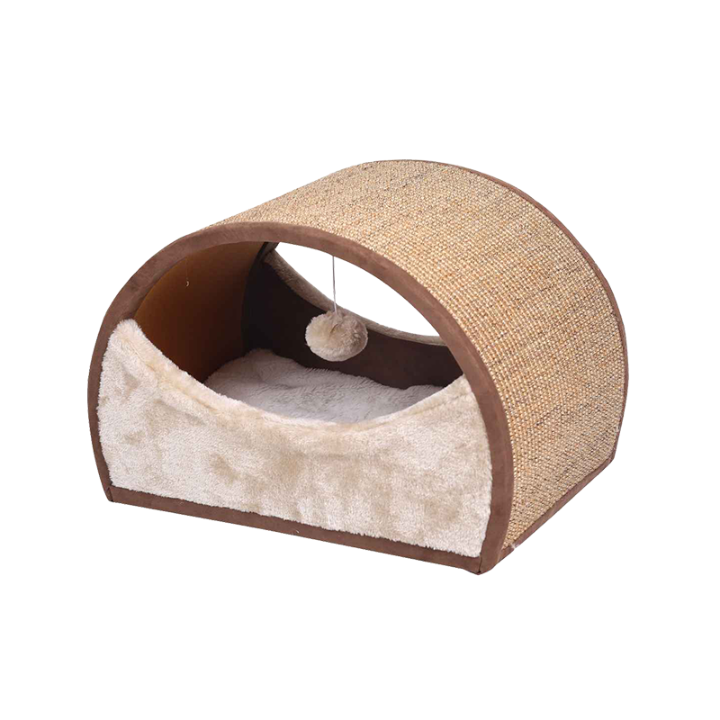 Sisal Cat House Box med leksak